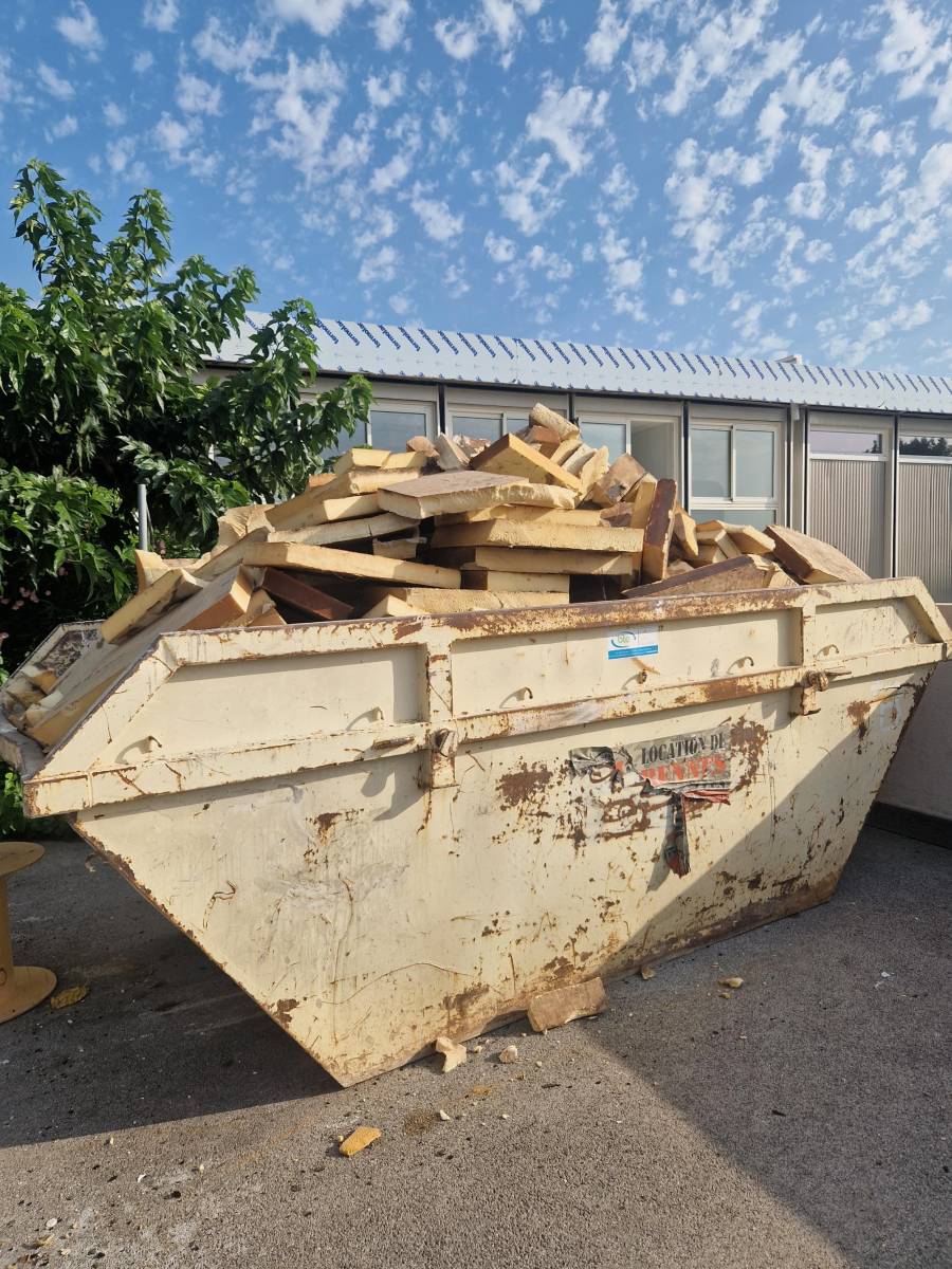 benne pour particulier évacuation des encombrants