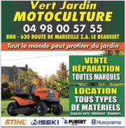 Motoculture le beausset Vert Jardin Motoculture